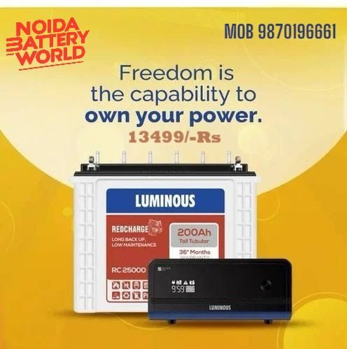 Best Luminous Inverter Battery Dealer in Noida- Noida Battery World