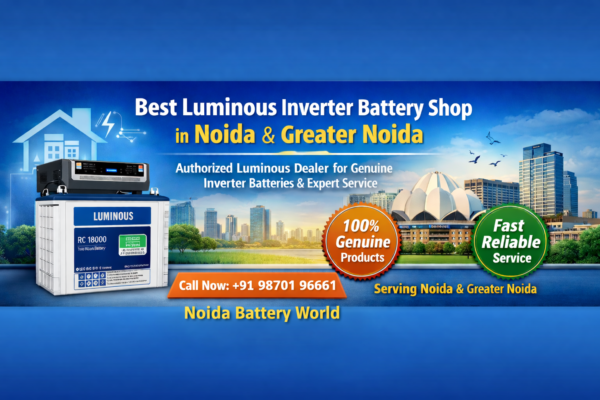 Best Luminous Inverter Battery Dealer in Noida – Noida Battery World